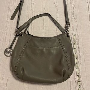Michael Kors Grey Over the Shoulder Purse